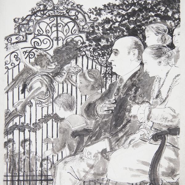 Niños tras las rejas